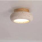 Ronde Stenen LED Plafondlamp – Industrieel Vintage Design, Huis en Inrichting, Lampen | Spots, Verzenden, Nieuw