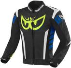 Berik Zakura Zwart Wit Blauw Geel Leren Motorjas, Motoren, Kleding | Motorkleding, Nieuw met kaartje, Jas | leer, Berik, Heren