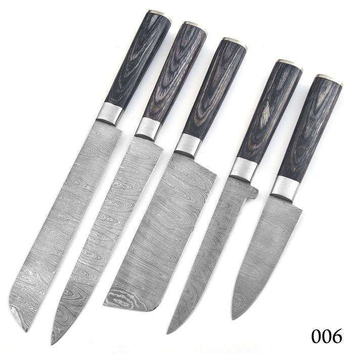 Black Smith - Keukenmes - Kitchen knife set - Japanse grijze, Antiek en Kunst, Antiek | Keukenbenodigdheden