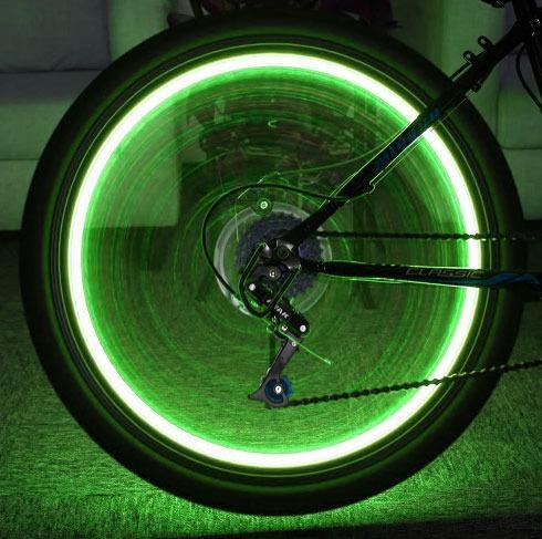 LED fietswiel verlichting - 20 LED - Groen, Doe-het-zelf en Verbouw, Overige Doe-het-zelf en Verbouw, Nieuw, Ophalen of Verzenden