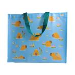 Boodschappentas/Shopper - Capybara Zwemmen Bloemen - Duurzaa, Ophalen of Verzenden, Nieuw
