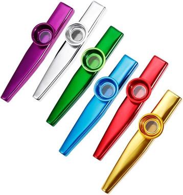 Kazoo Set van 6 –  Muziekspeelgoed voor Jong en Oud beschikbaar voor biedingen
