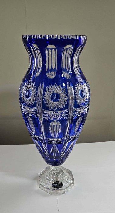 Etzel - Vaas - Kristal - Vaas Etzel kristal 44 cm, Antiek en Kunst, Antiek | Glas en Kristal