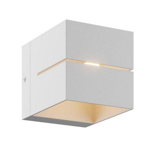 Moderne Wandlamp Gedser, Wit, Huis en Inrichting, Lampen | Wandlampen, Nieuw, Metaal, Ophalen of Verzenden