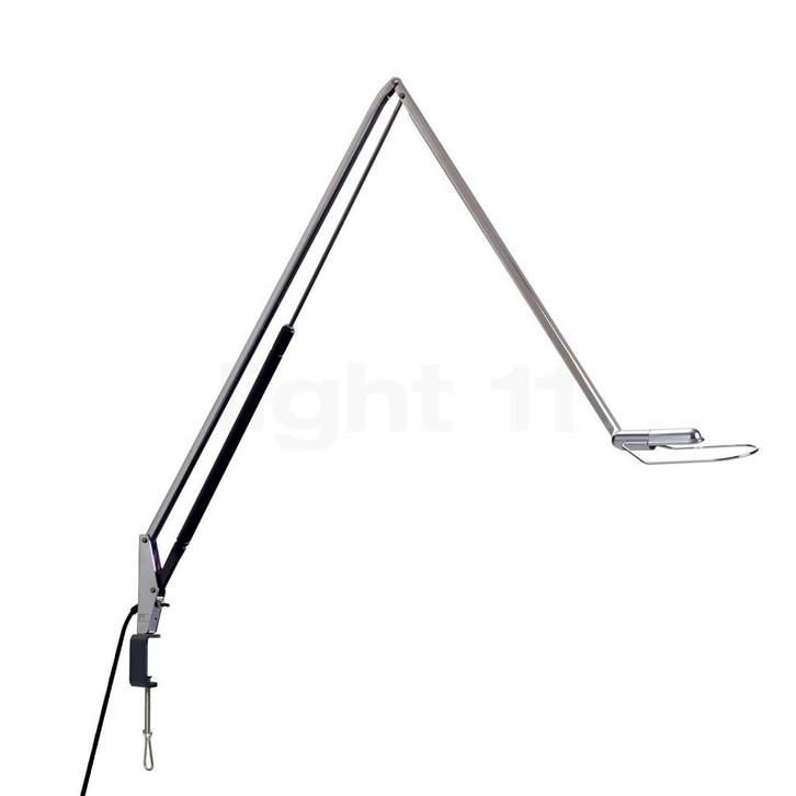 Belux Lifto Tafellamp LED met tafelklem, chroom/zwart, Huis en Inrichting, Lampen | Tafellampen, Nieuw, Verzenden