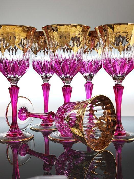 Kelk (6) - 24 kt goud - Gouden beker met beschildering, Antiek en Kunst, Antiek | Meubels | Tafels