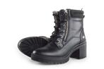 Mustang Veterboots in maat 39 Zwart | 10% extra korting, Kleding | Dames, Schoenen, Verzenden, Zwart, Overige typen, Zo goed als nieuw