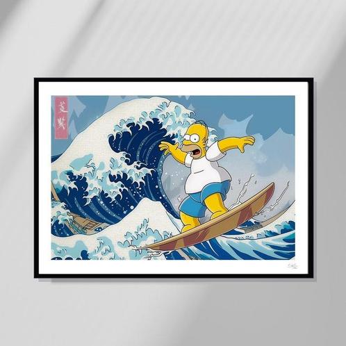 SKE - Homer Kanagawa Wave, Antiek en Kunst, Kunst | Schilderijen | Modern