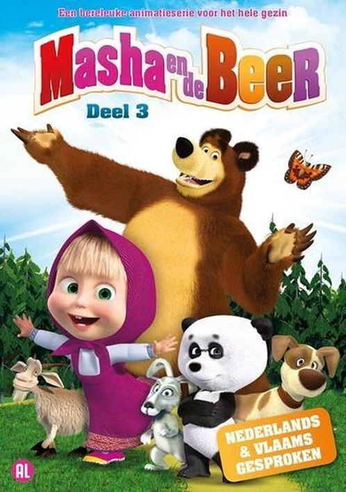 Masha en de beer deel 3 (dvd tweedehands film), Cd's en Dvd's, Dvd's | Actie, Zo goed als nieuw, Ophalen of Verzenden