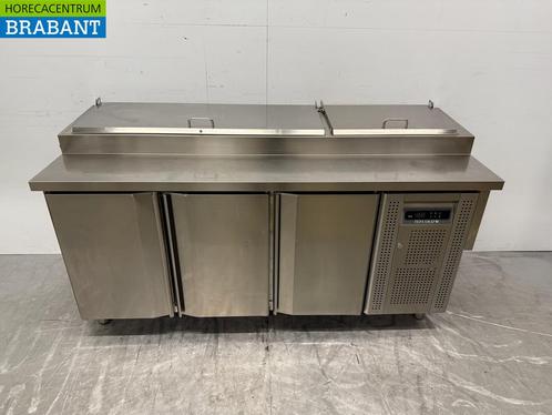 RVS Tefcold Saladette 3 Deuren 179 cm 230V Horeca, Zakelijke goederen, Horeca | Keukenapparatuur, Gebruikt, Ophalen of Verzenden