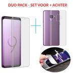 SET 2 STUKS Galaxy S9 Premium 3D Folie Screen + Back Protect, Ophalen of Verzenden, Nieuw