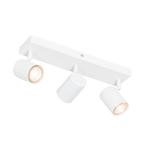 Moderne plafondlamp wit 3-lichts verstelbaar rechthoekig -, Huis en Inrichting, Lampen | Spots, Nieuw, Overige materialen, Modern