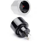 Reisstekker | Europa naar Nieuw-Zeeland (Geaard, Type F  I), Caravans en Kamperen, Verzenden, Nieuw