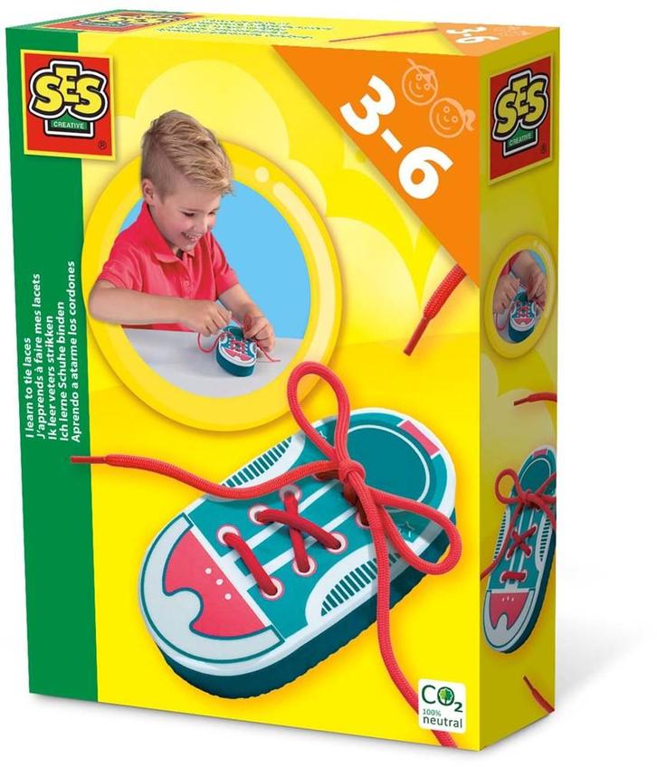 SES - Ik Leer Veters Strikken | SES Creative - Hobby, Hobby en Vrije tijd, Knutselen, Nieuw, Verzenden