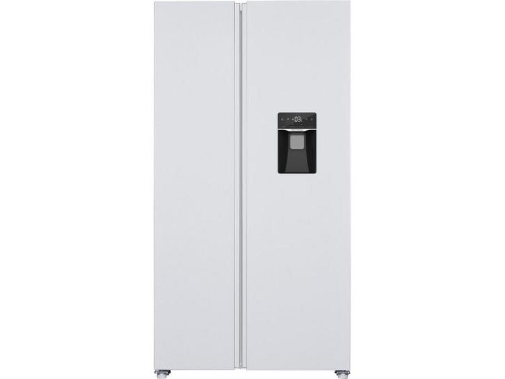 Exquisit SBS146-WS-041EW - Amerikaanse koelkast -, Witgoed en Apparatuur, Koelkasten en IJskasten, Zo goed als nieuw, Verzenden