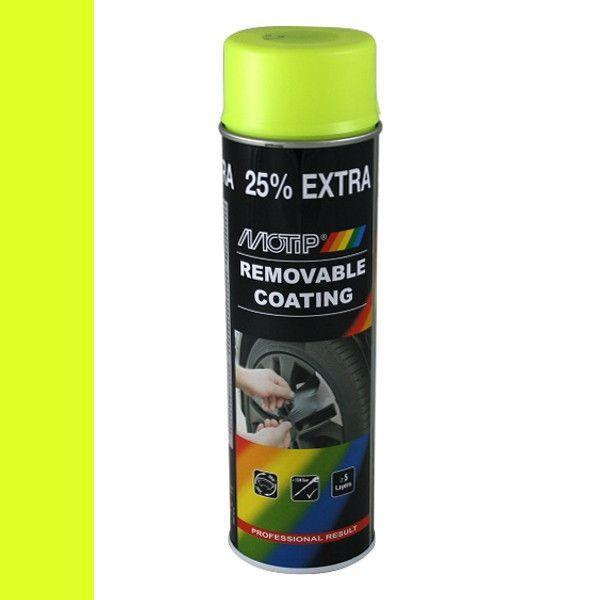 Motip Removable Coating Fluor Geel 500 ml, Doe-het-zelf en Verbouw, Verf, Beits en Lak, Nieuw, Ophalen of Verzenden