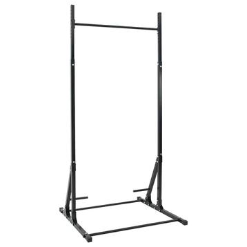 vidaXL Optrekstang Station Zwart 101 x 102 x 235 cm beschikbaar voor biedingen