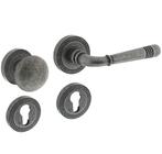 Intersteel wisselgarnituur rechts Helena op rond rozet met, Doe-het-zelf en Verbouw, Deuren en Horren, Verzenden, Nieuw