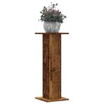 vidaXL Plantenstandaards 2 st 30x30x80 cm bewerkt hout oud, Verzenden, Nieuw