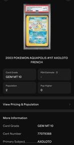 Wizards of The Coast - 1 Graded card - aquapolis - axoloto, Hobby en Vrije tijd, Verzamelkaartspellen | Pokémon, Nieuw