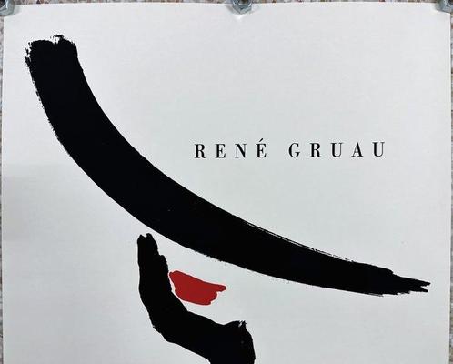 René Gruau - Poster Pubblicitario di Rene Gruau, Antiek en Kunst, Kunst | Tekeningen en Foto's