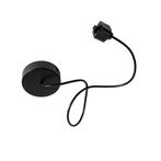 Voeding met ronde bevestigingsplaat voor 1-fase rail zwart, Huis en Inrichting, Lampen | Spots, Verzenden, Nieuw