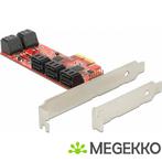 Delock 89384 PCI Express x2-kaart > 10 x interne SATA 6 Gb/s, Verzenden, Nieuw, DeLock