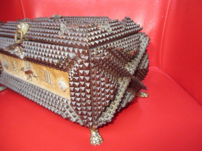 Sieradendoos - Hout, Antiek en Kunst, Curiosa en Brocante