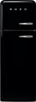 Smeg FAB30LBL5 retro jaren 50 koelkast - zwart - linksdraaie