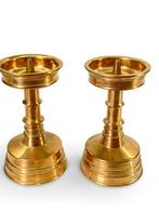 Doberck København - Kandelaar (2) - Messing, Antiek en Kunst