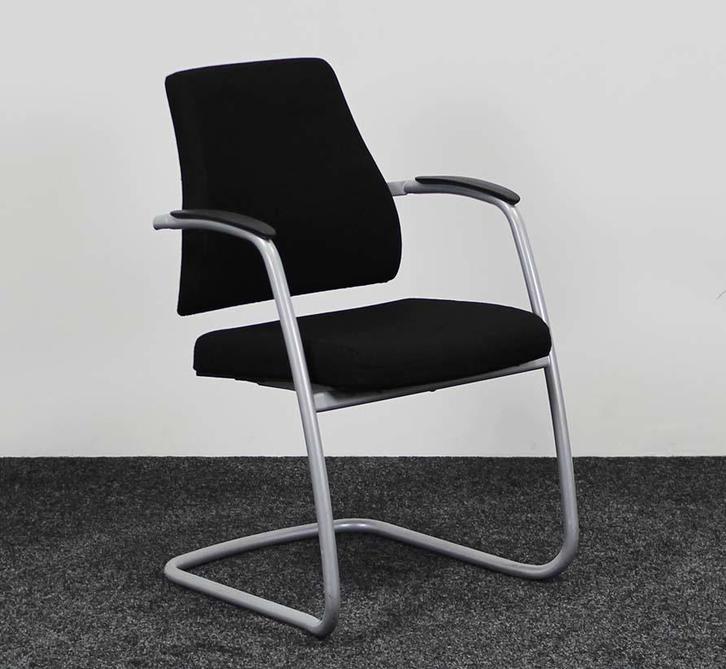 BMA Axia Visit Vergaderstoel Zwart, Huis en Inrichting, Stoelen, Zwart, Gebruikt, Ophalen of Verzenden