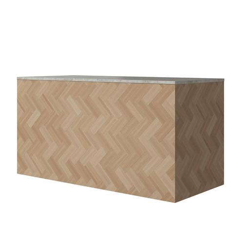 Toonbank TONNY 3 | 180x80cm | Houtlook eiken visgraat, Zakelijke goederen, Kantoor en Winkelinrichting | Winkel en Inventaris