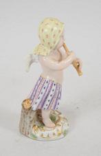 Meissen - Figuur - Antiker Putto (Amorette) mit Oboe -, Antiek en Kunst, Antiek | Glas en Kristal
