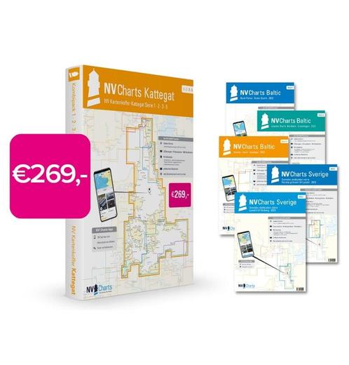NV Charts Box - Oostzee & Kattegat (1, 2, 3, 5.1 & 5.2), Watersport en Boten, Accessoires en Onderhoud, Nieuw, Ophalen of Verzenden