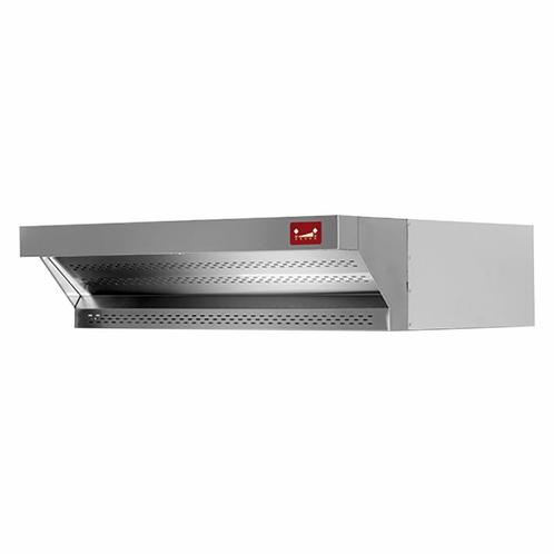 GGM Gastro | RVS afzuigkap voor pizzaoven - met | HEP9GM, Witgoed en Apparatuur, Afzuigkappen, Inbouw, Motor, Nieuw, Onderbouw afzuigkap