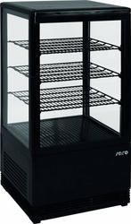 Mini koelvitrine Zwart | 78 liter Saro, Verzenden, Nieuw in verpakking
