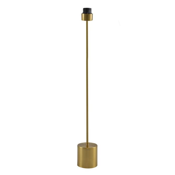 Aluminium vloerlamp zonder kap messing, Rika, met schakelaar, Huis en Inrichting, Lampen | Vloerlampen, Nieuw, Metaal, 150 tot 200 cm