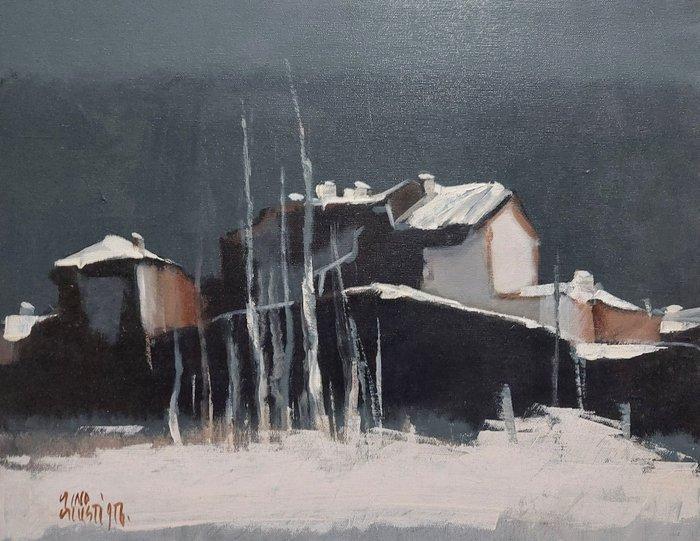 Gino Giusti (1937–2019) - Senza titolo, Antiek en Kunst, Kunst | Schilderijen | Klassiek