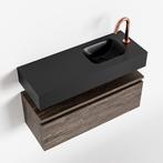 MONDIAZ ANDOR 80cm toiletmeubel dark brown. LEX 80cm, Ophalen of Verzenden, Nieuw, Bad