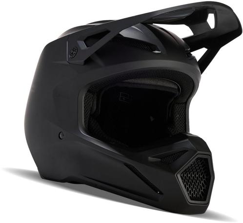 FOX V1 Solid Mat Zwart Crosshelm, Motoren, Kleding | Motorhelmen, Offroadhelm, Heren, XXL, Nieuw met kaartje, Overige merken, Verzenden