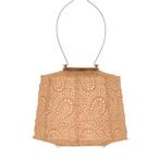 Solar Lampion Lampshade - Paisley Apricot - 20 cm, Tuin en Terras, Verzenden, Minder dan 50 watt, Overige typen, Nieuw