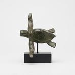 sculptuur, NO RESERVE PRICE - Statue of a Bronze Patinated, Antiek en Kunst