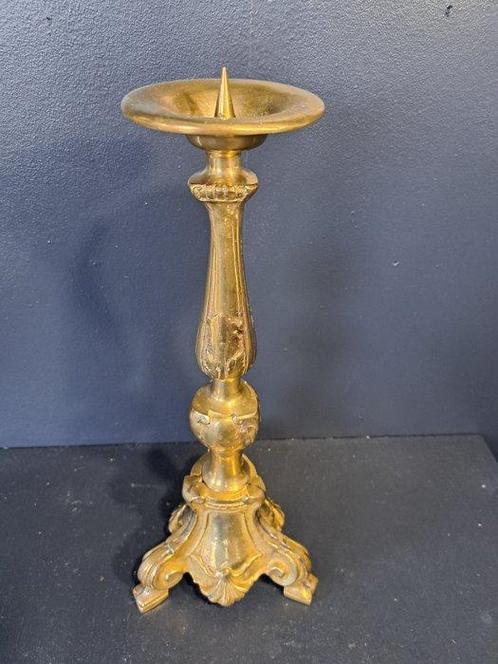 Kandelaar - Brons - Altaar kandelaar - 40 cm - 2 kg, Antiek en Kunst, Antiek | Boeken en Bijbels