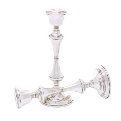 Broadway & Co, Birmingham - Kaarsenhouder (2) - .925 zilver, Antiek en Kunst, Antiek | Goud en Zilver