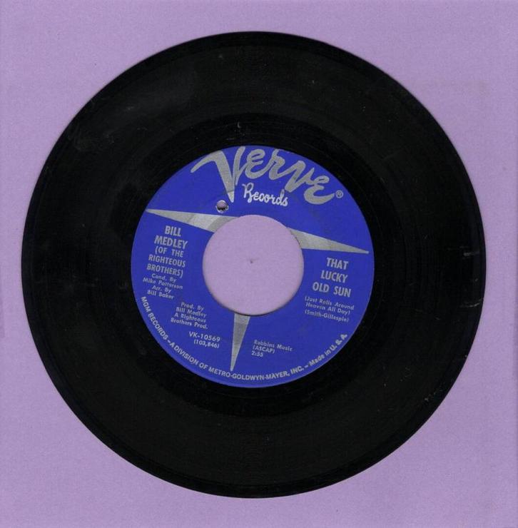 Bill Medley – That Lucky Old Sun / My Darling Clementine (7, Cd's en Dvd's, Vinyl Singles, Ophalen of Verzenden