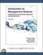 Introduction To Management Science 9780071259279, Zo goed als nieuw