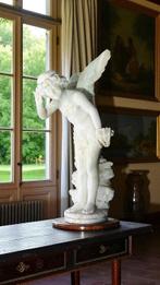 Solaini (XIX° sec) - Beeld, Statua raffigurante Cupido con, Antiek en Kunst, Antiek | Keramiek en Aardewerk