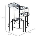 TRUUSK Bloementrap Plantenplank Plantenstandaard 4 Tier Vint, Verzenden, Nieuw