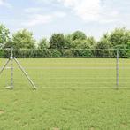 vidaXL Weidehekwerk Zilver 25 x 0.8 m Gegalvaniseerd staal, Tuin en Terras, Verzenden, Nieuw, IJzer