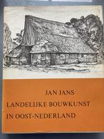 9789070041014 Landelijke bouwkunst in oost nederland, Boeken, Gelezen, J. Jans, Verzenden